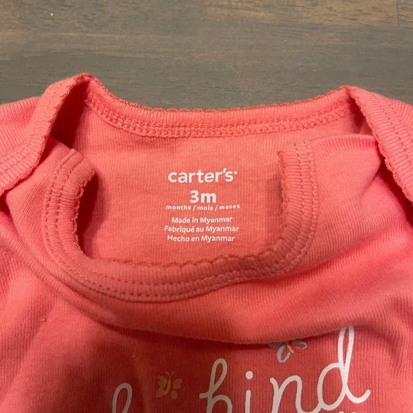 🎀 NEW! • Carters • 5️⃣ Onesies/bodysuit bundle ⭐️ | 3 months - Picture 9 of 11